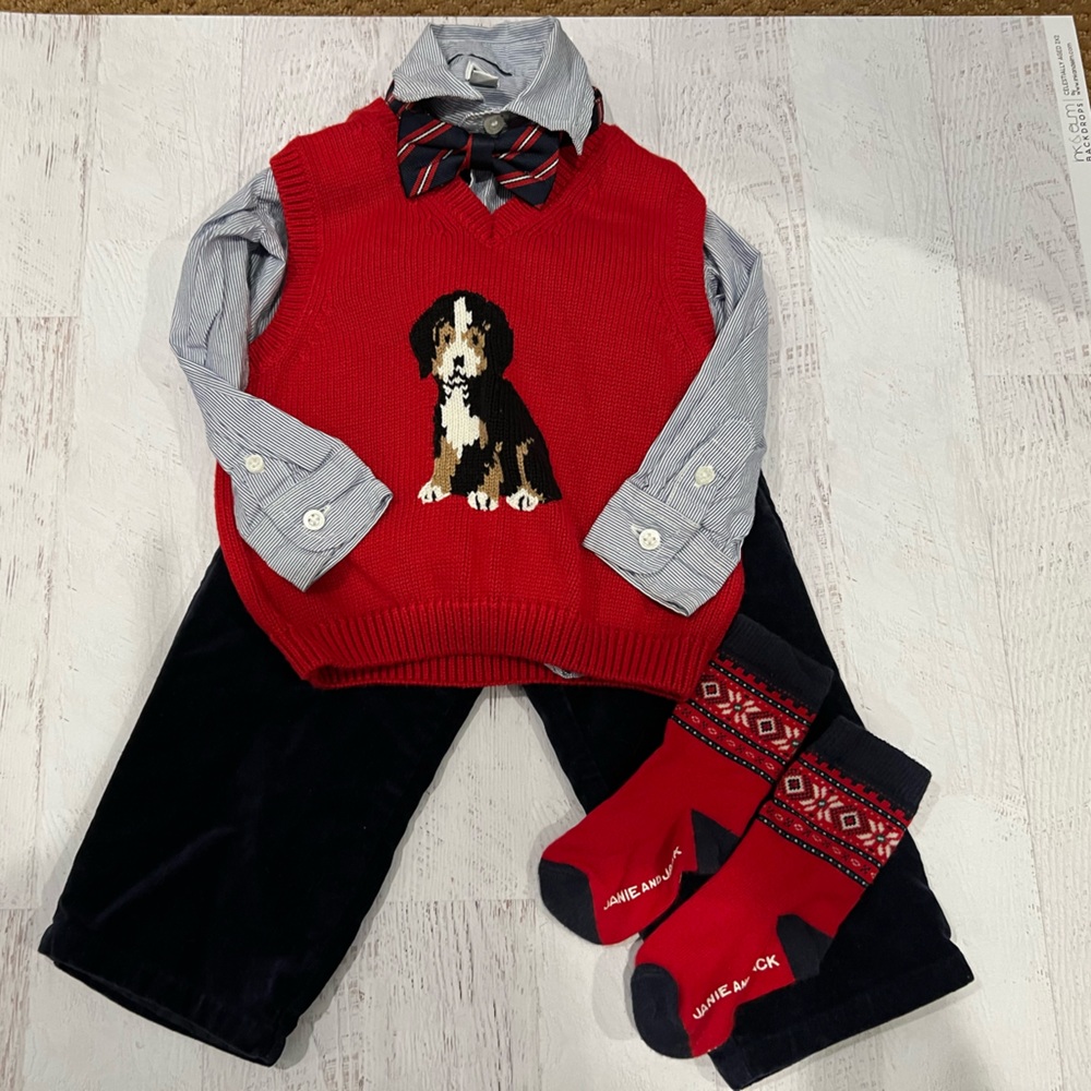 Janie and Jack Holiday Outfit